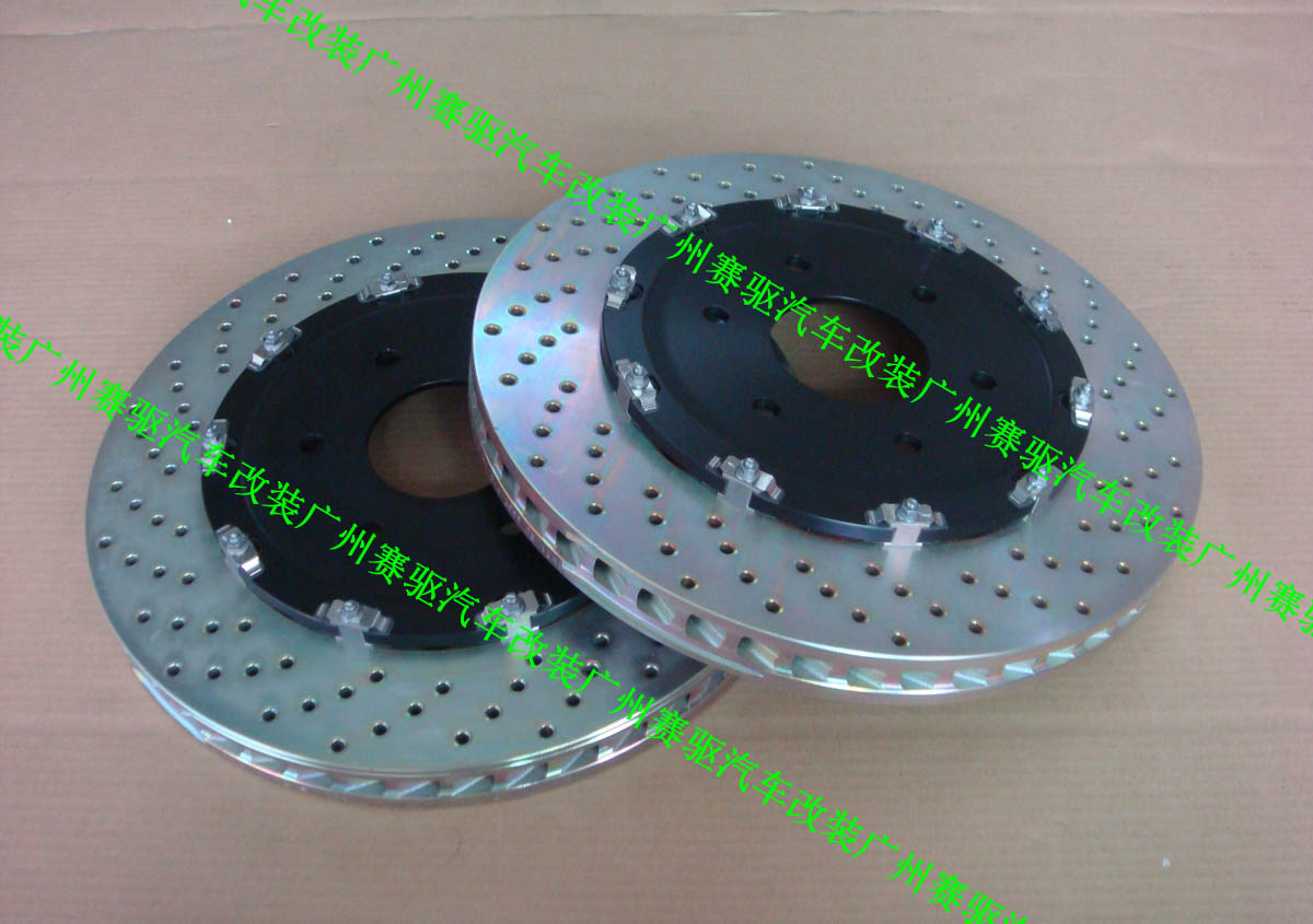 奔馳GLK350 寶馬X5/X6 改裝BREMBO 8活塞卡鉗 奔馳寶馬八活塞鮑魚 380MM剎車盤