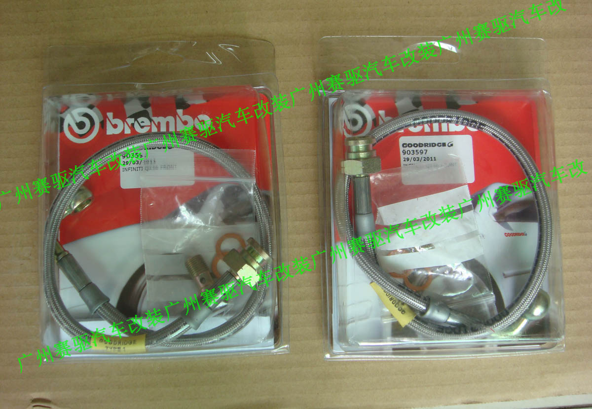 奔馳G55/G500升級(jí)意大利BREMBO 8活塞競(jìng)技版剎車套裝 配套380MM剎車盤(pán)