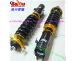 本田飛度臺灣原裝進口ISC絞牙避震 32段軟硬高低可調(diào)改裝避震