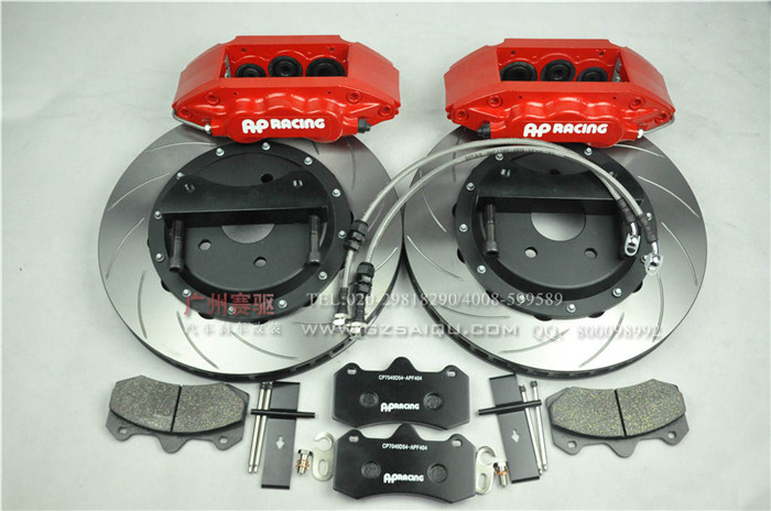 奇駿剎車升級AP7040剎車 進(jìn)口大六活塞剎車卡鉗 搭配355*32MM剎車碟