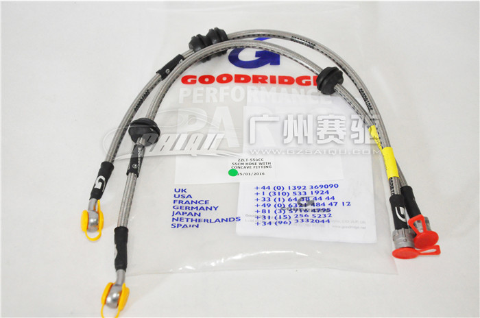 原裝英國(guó)Goodridge剎車鋼喉 brembo卡鉗專用高性能剎車油管 