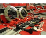 意大利BREMBO GT競技版剎車套裝 6活塞剎車卡鉗